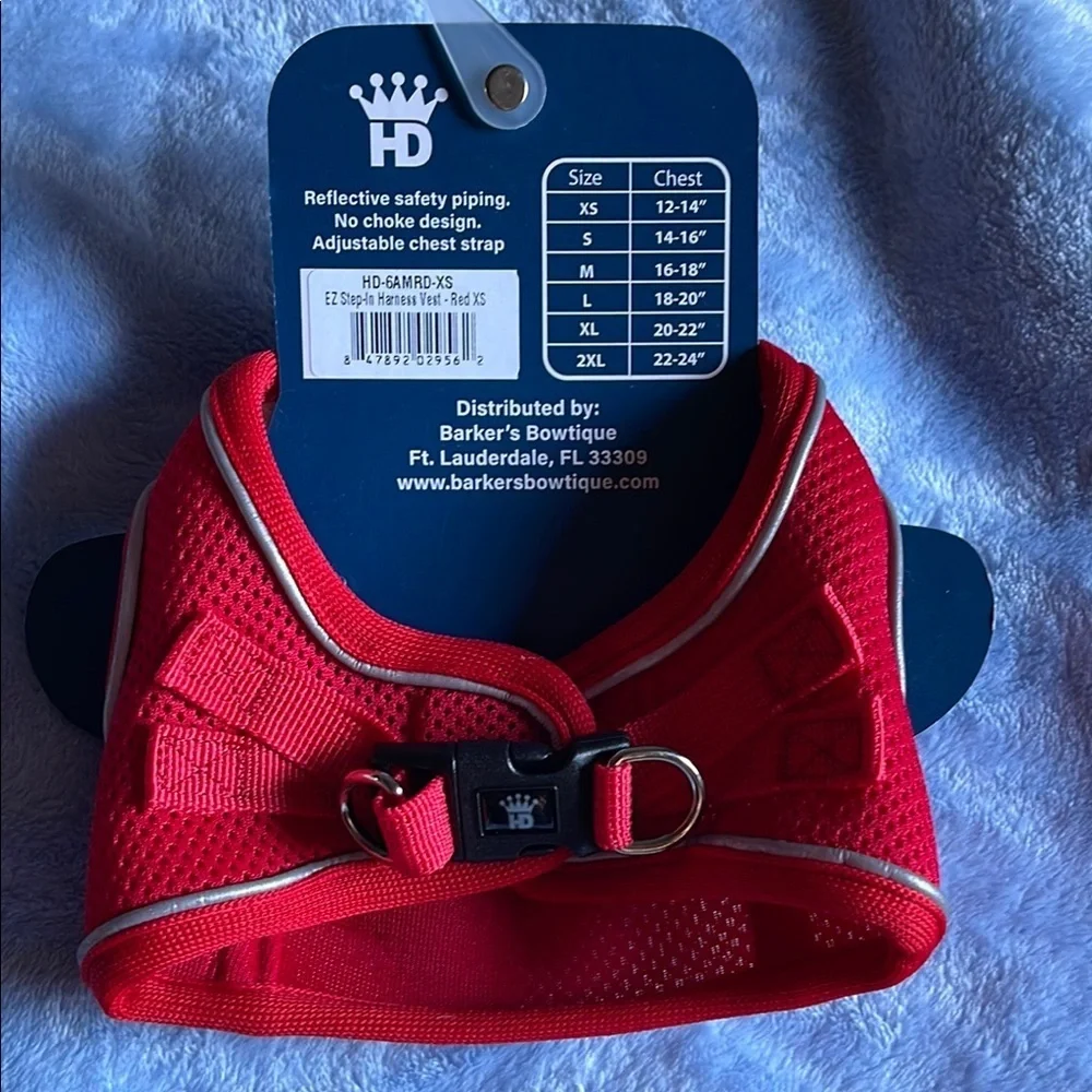 Hip Doggie Red EZ Step-in Harness